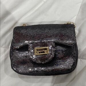 Elegant Black and Gold Women's Bag
